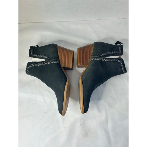 Dolce Vita Women's Dylan Dark Gray Suede Pointed Heeled Booties Size 8.5 - Picture 3 of 7